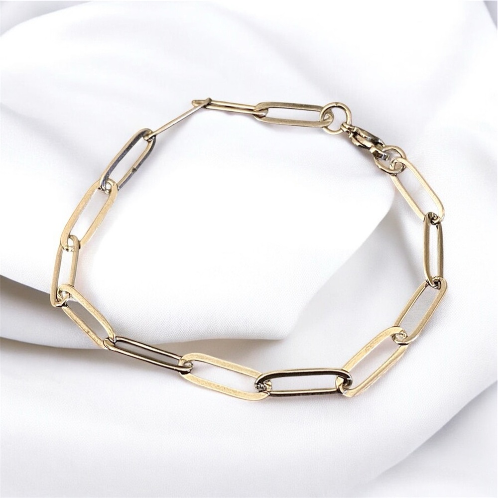 Paper Clip stainless steel men’s 7.5 inch - 5mm bracelet